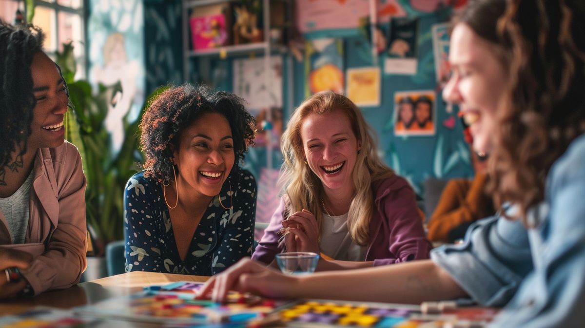 Frau spielt manipulatives Spiel, um Spielchen von Frauen erkennen zu verdeutlichen